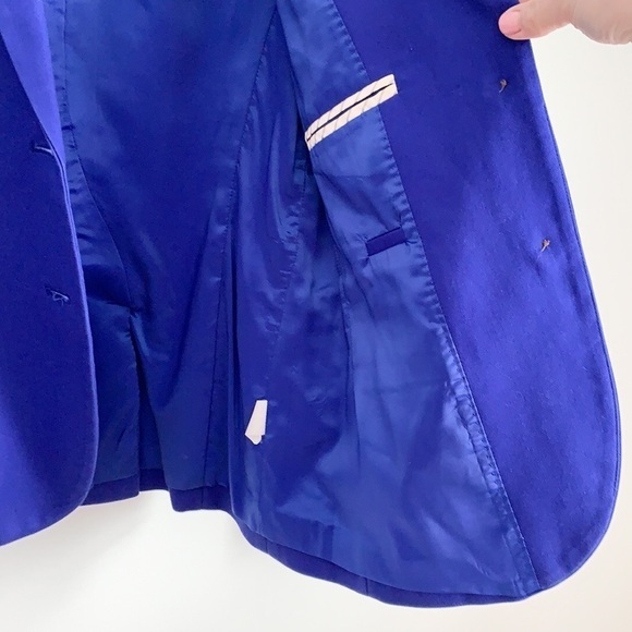 J.Crew Royal Blue Blazer 4 Cotton - Picture 10 of 12